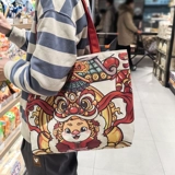 Праздничнный шоппер подходит для мужчин и женщин, вместительная и большая сумка на одно плечо для школьников, ранец, подарок на день рождения