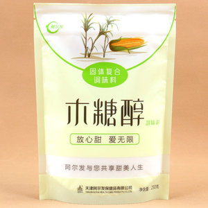 阿尔发木糖醇甜味料250g替代白糖蔗糖白砂糖甜味剂烘焙原料调味品