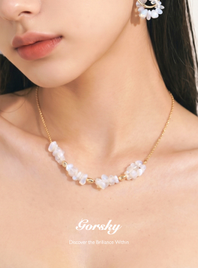 GORSKY海边度假风蛋白石项链