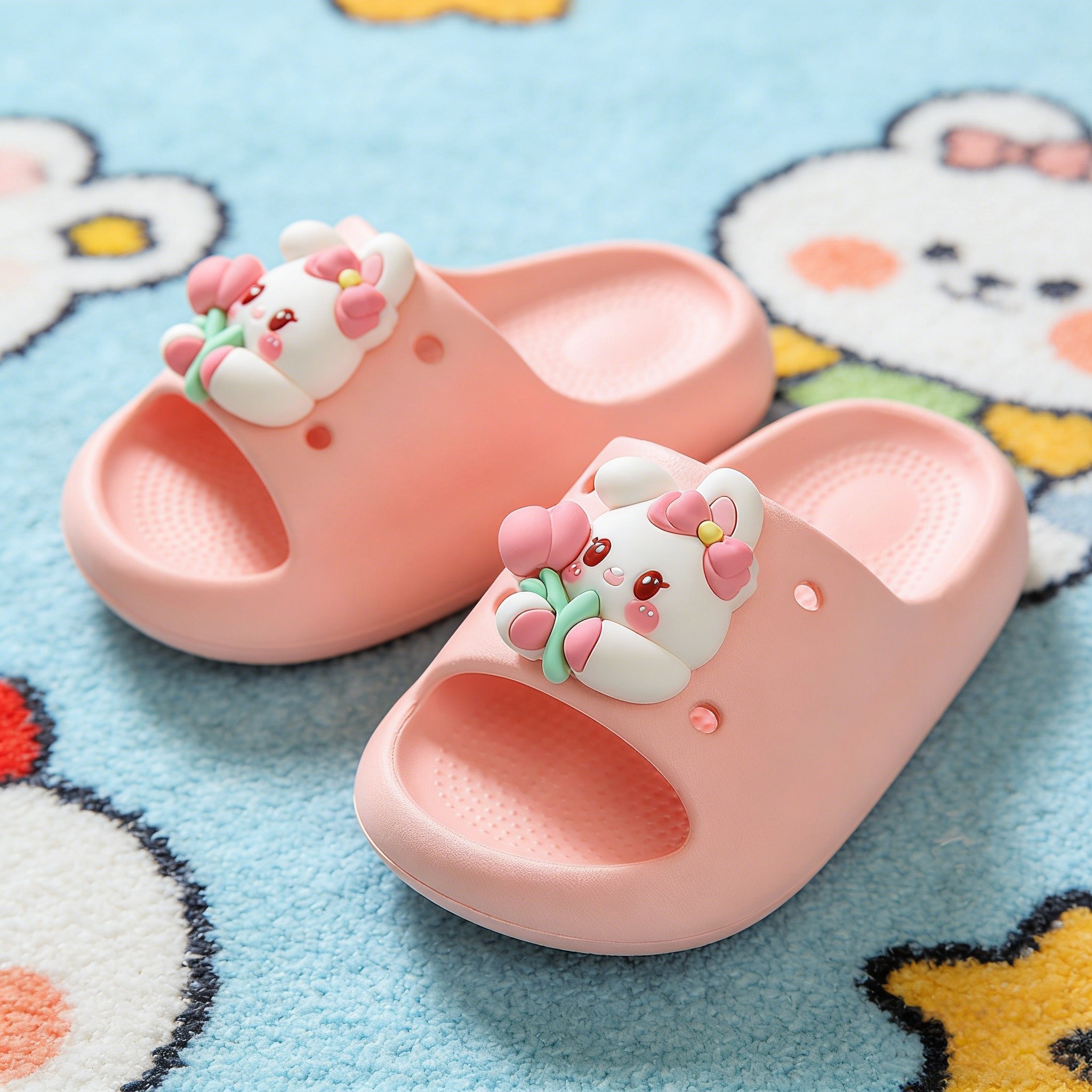 小兔子儿童拖鞋男女童女孩新款防滑凉拖鞋夏大童室内洗澡亲子EVA,淘宝优惠券,粉丝福利购,淘宝优惠卷