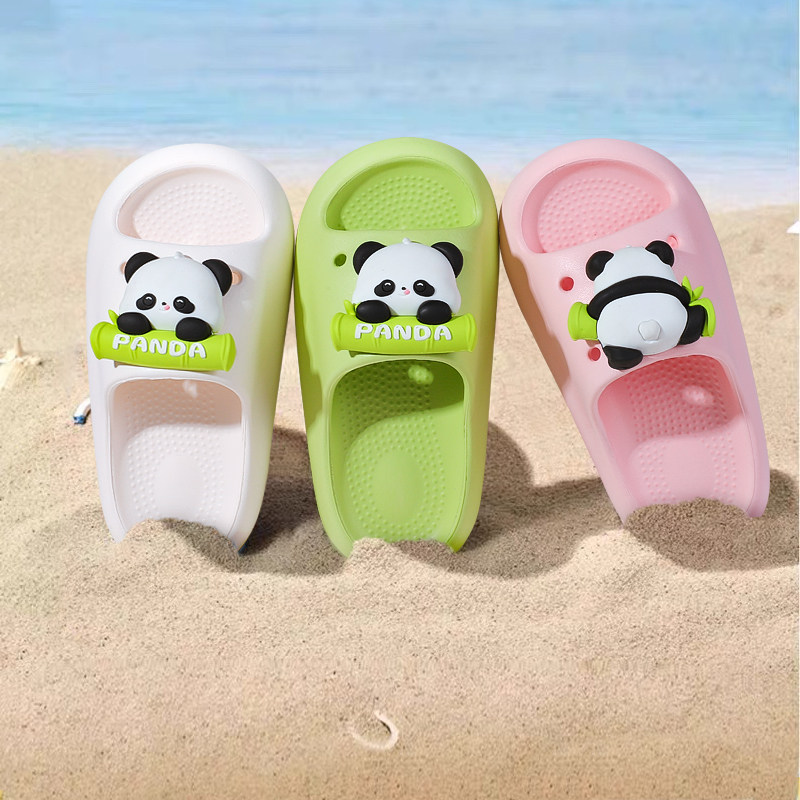 熊猫儿童拖鞋男女童女孩新款防滑凉拖鞋夏季室内洗澡亲子可爱卡通,淘宝优惠券,粉丝福利购,淘宝优惠卷