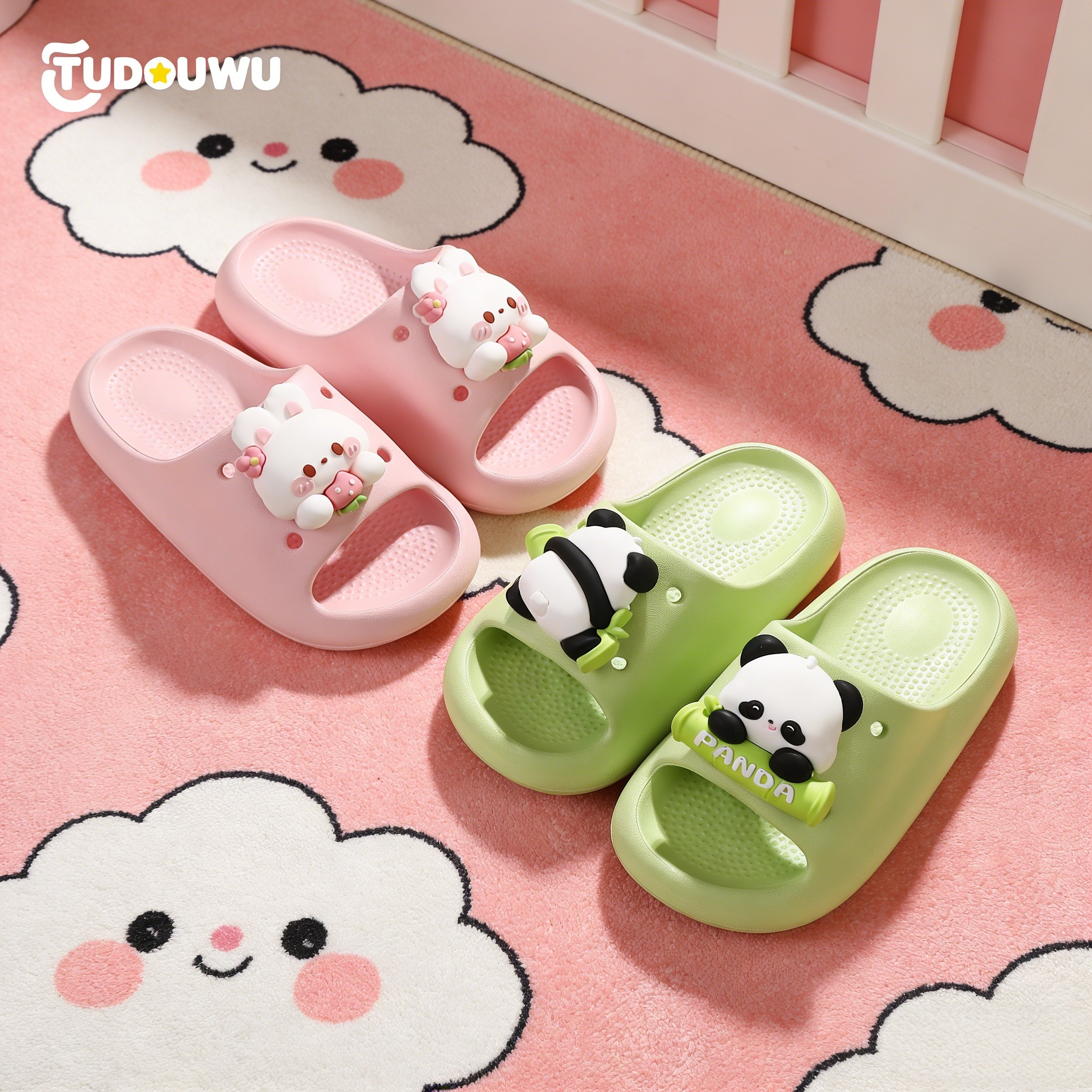 儿童拖鞋男女童女孩新款防滑凉拖鞋夏季室内洗澡亲子可爱卡通EVA,淘宝优惠券,粉丝福利购,淘宝优惠卷