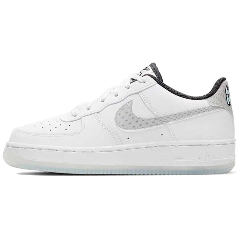 热销Nike Air Force 1 AF1板鞋换钩魔术贴红蓝纯白CW2288-111-图0