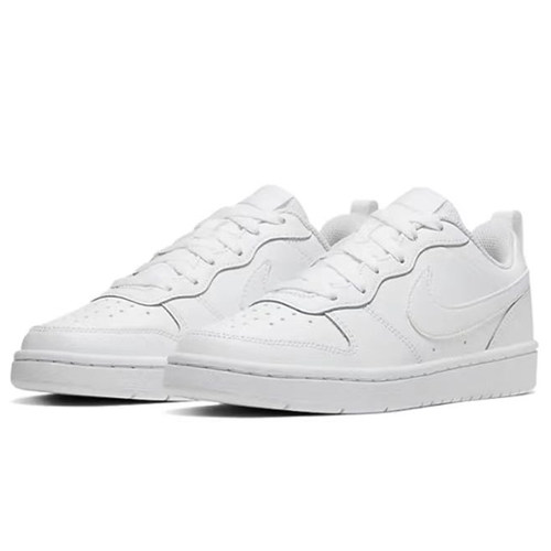 #耐克 Nike Court Borough Low 2 板鞋 GS 白色 BQ5448 DV5456 - 图1