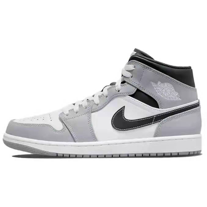 热销 Air Jordan 1 Mid AJ1篮球鞋彩色拼接黑金 554724-078-图3