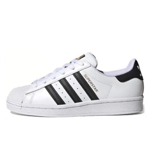 #三叶草 Adidas originals Superstar J板鞋白黑 FU7712-图3