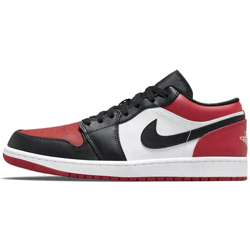 热销Air Jordan 1 Low AJ1 黑红脚趾 553560-612 553558-612