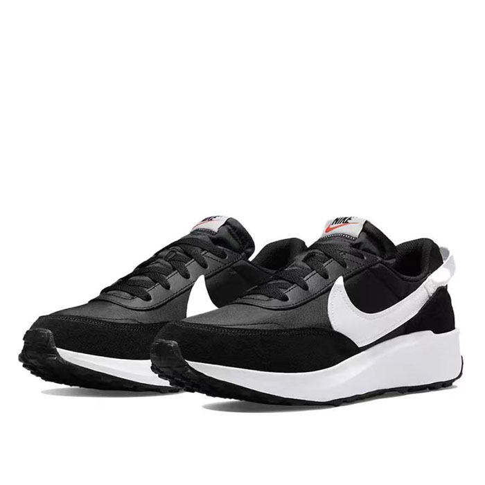 #耐克 Nike Waffle Debut 低帮 运动休闲鞋 黑白 DH9522-001