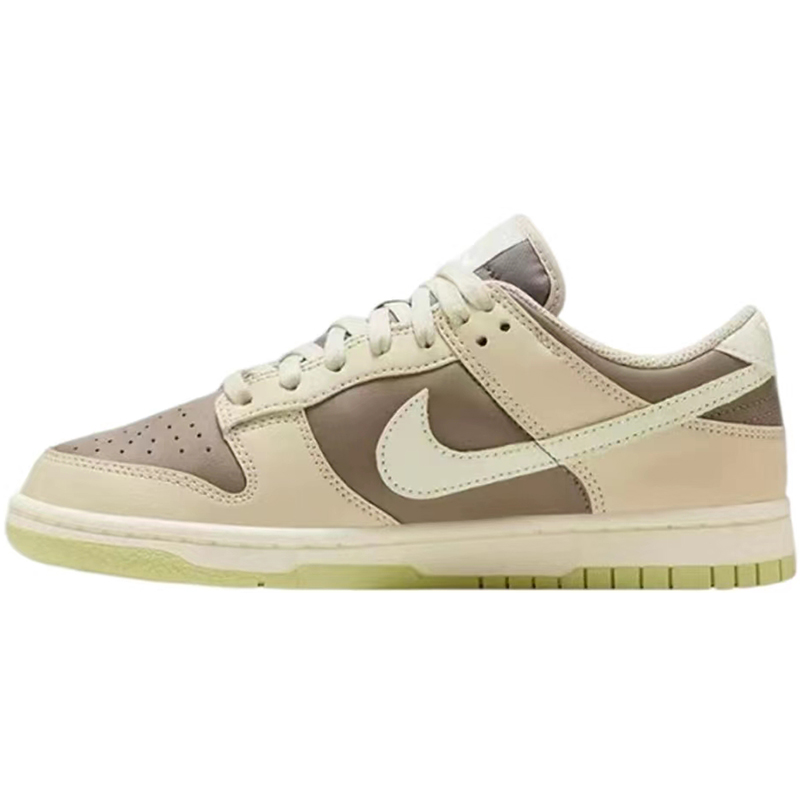 热销Nike Dunk Low 彩色 潮流复古休闲 板鞋 白绿 橙色DJ9955-600 - 图1