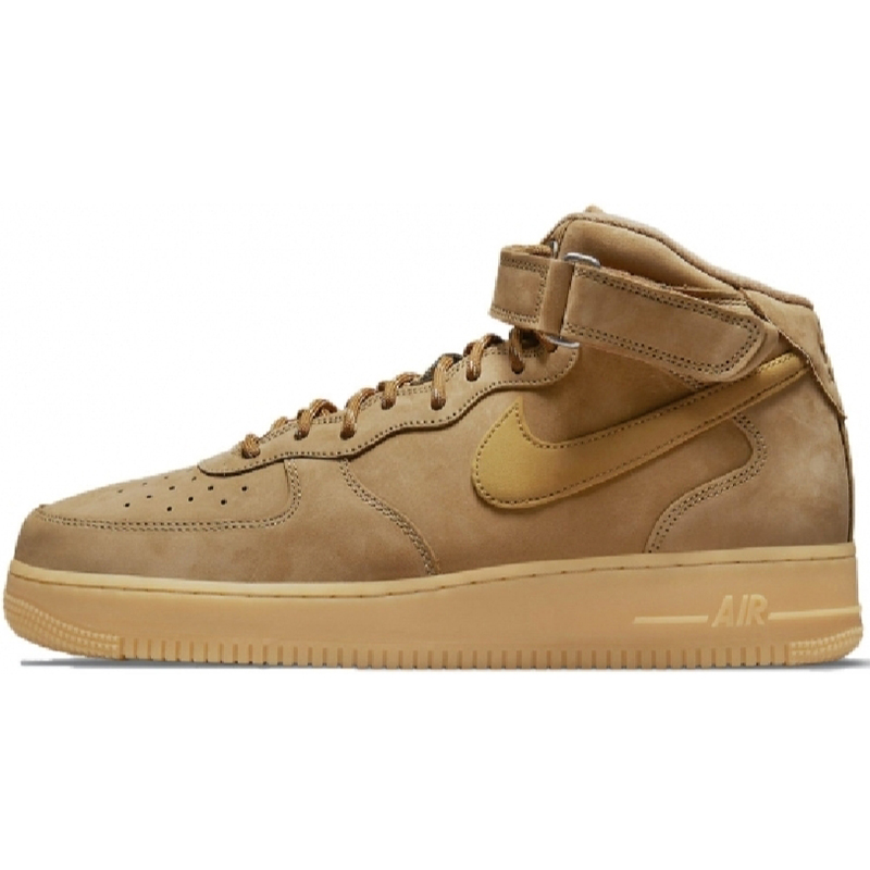 热销Nike Air Force 1 Mid AF1 板鞋 中帮 黑白 315123 804609 - 图3