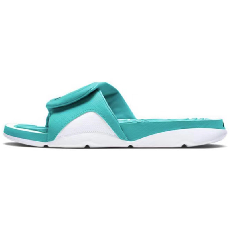 热销Jordan Hydro 4 Retro Slides 运动拖鞋 黑黄532225-017 - 图0