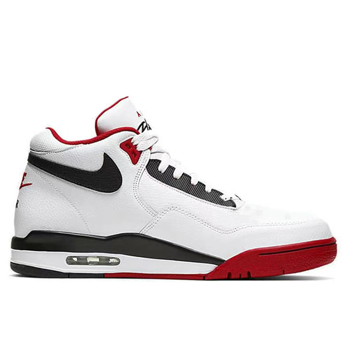 #耐克 Nike Flight Legacy 篮球鞋 红白 复古 中帮BQ4212-100 - 图0