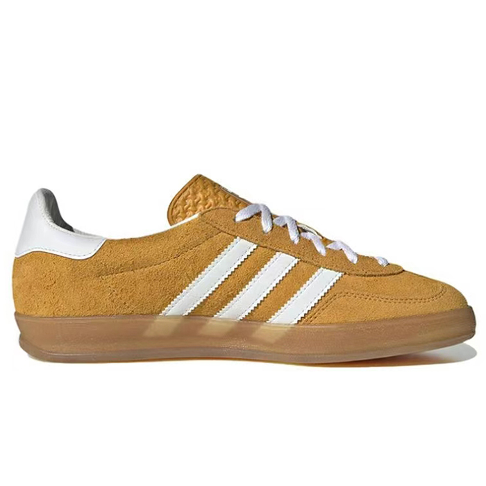 #三叶草 Adidas Originals Gazelle Indoor板鞋黄白 HQ8716-图0