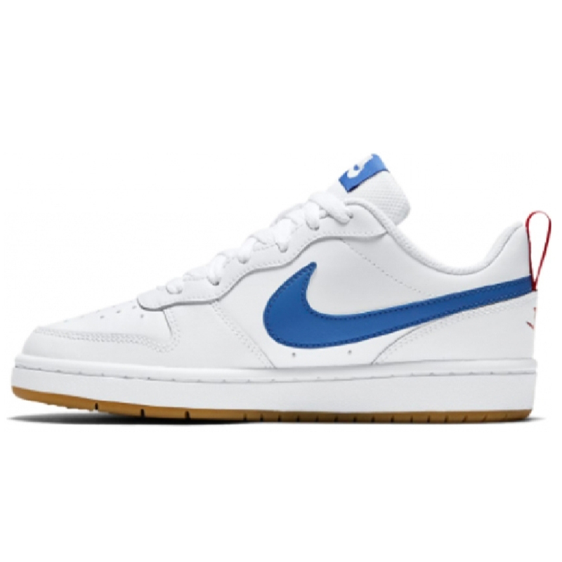 热销 Nike Court Borough Low 2 板鞋 纯白 浅蓝 BQ5448 CQ4015 - 图1