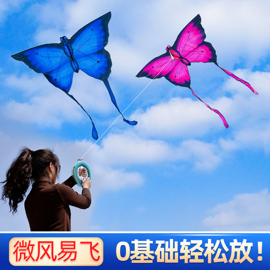 2025年新款潍坊蝴蝶风筝儿童成大人专用大型高档微风易飞网红风筝