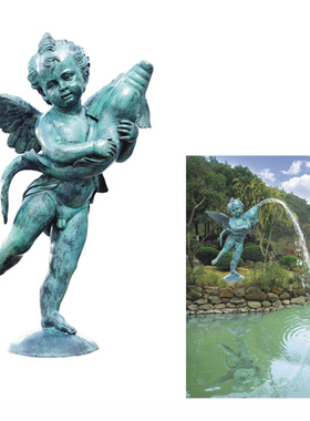 喷泉欧式风园林大型户外摆件包邮