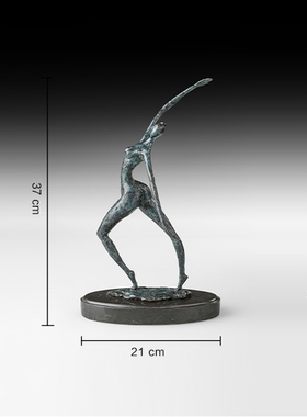 鸿鑫雕塑黄铜抽象人物工艺品摆件