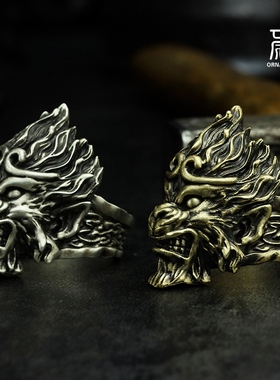 西游记原创齐天大圣纯银戒指环