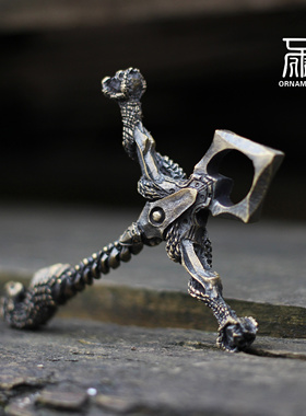 情侣手工银饰原创设计吊坠项链