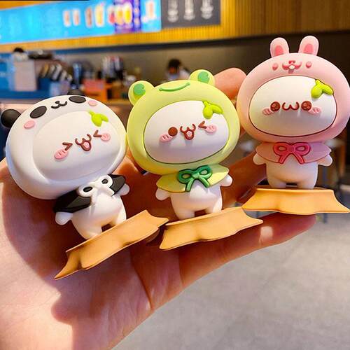 长草颜团子zooparty动物系列名创优品Miniso公仔潮玩手办摆件盲盒 - 图1