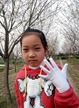 演出舞蹈小学生幼儿园礼仪白手套