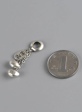 心音复古工艺饰diy手工挂坠女文艺时尚流苏纳福吊坠精致镂空