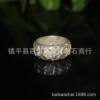 Amazon's hot-selling antique white copper silver-plated twelve zodiac rings, rings, antiques and miscellaneous old white copper men's rings
