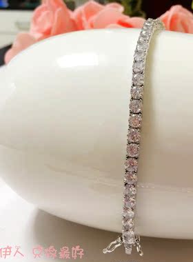 威妮华比拉双色钻石款闪亮蜈蚣手链手镯不过敏奢华气质新款限量