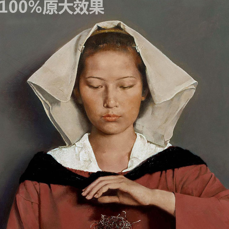 郭润文油画肖像高清图片素材人物作品电子版绘画临摹学习参考资料 - 图0