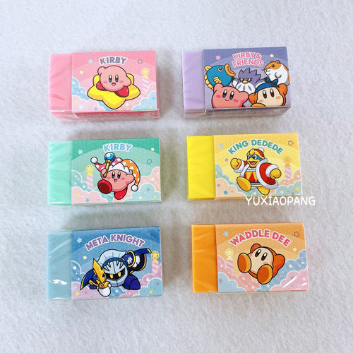 星之卡比限定 日本 kamio限量款可爱糖果色香味橡皮擦盲袋盲盒 - 图2