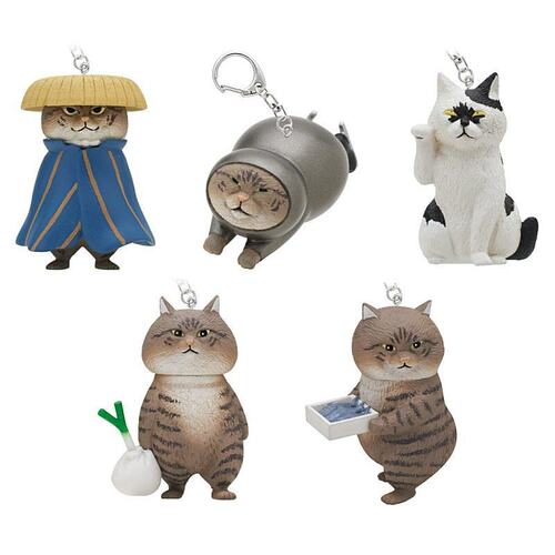 俺是猫津岛第二弹 日本 KITAN CLUB奇谭俱乐部猫咪挂件钥匙扣扭蛋 - 图3