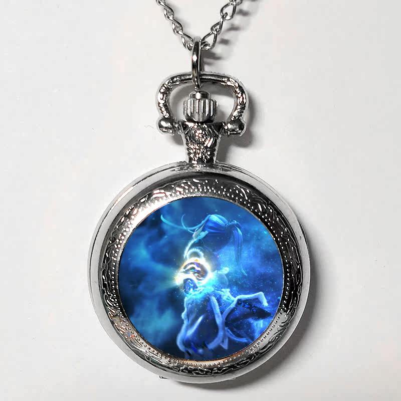 梦幻西游手游时尚怀表男女生学生礼物闺蜜情侣饰品项链怀表定制