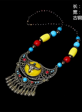 民族风藏族项链云南旅拍藏装首饰
