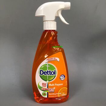 Dettol ນຳເຂົ້າຈາກຕ່າງປະເທດ ສະເປຂ້າເຊື້ອໂລກອະເນກປະສົງ ເຄື່ອງເຮັດອະນາໄມພື້ນເຮືອນອະເນກປະສົງ 99.9% 500ML*2