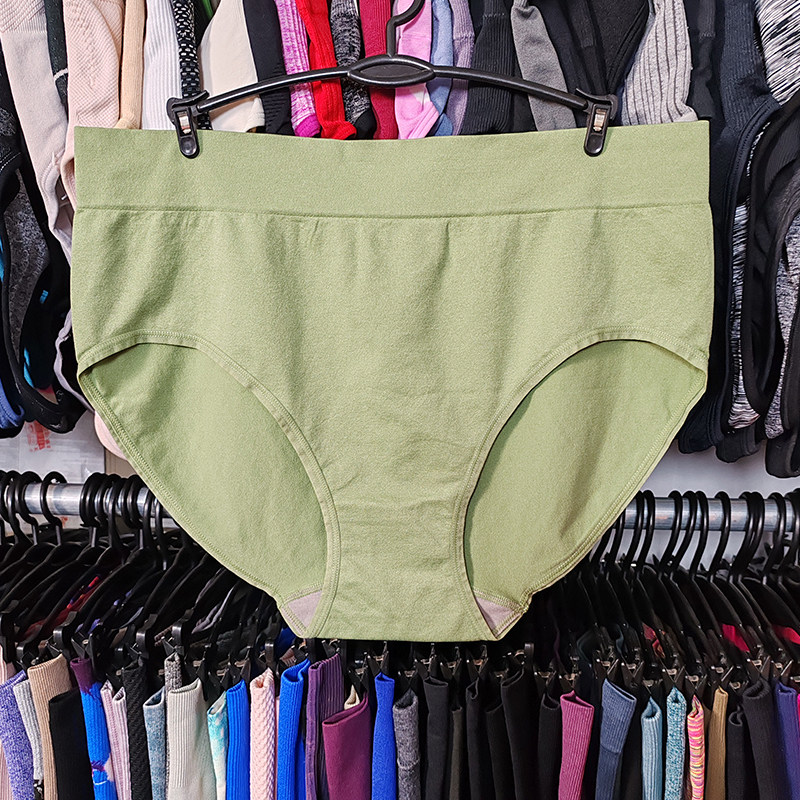 外贸原单运动内裤速干高弹无缝透气含棉裆一片式包臀中腰三角裤衩