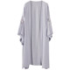 Chinese style retro Hanfu cotton and linen cardigan for women's summer thin medium-length long-sleeved sunscreen shirt with shawl