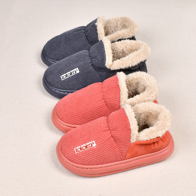 路路佳棉拖鞋女包跟冬季保暖拖板室内家用外穿棉鞋毛绒厚底月子鞋,淘宝优惠券,粉丝福利购,淘宝优惠卷