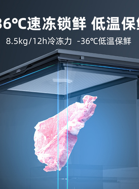 星星直冷微霜三合一冷柜