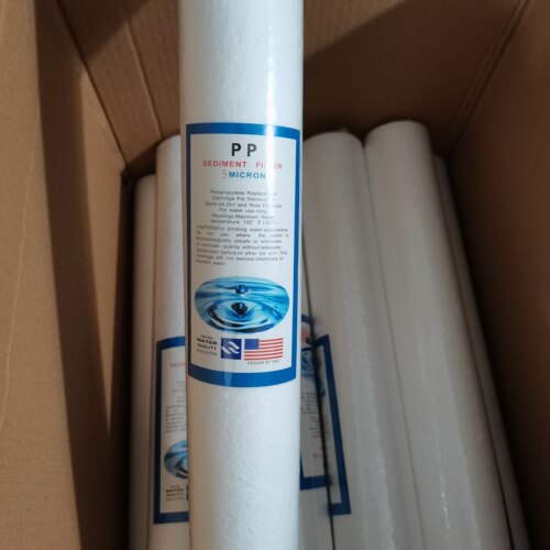 20英寸通用PP棉过滤芯工业去离子水设备纯水机用精密滤芯500mm*5u - 图0