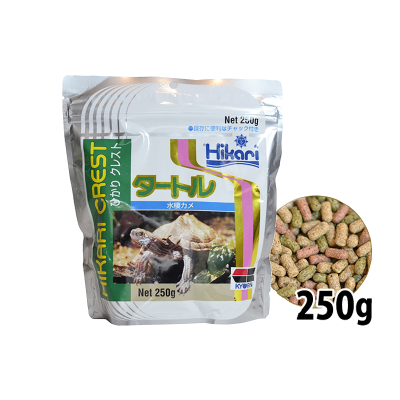 进口高够力三色龟粮三合一Hikari龟饲料缘喉250g克1kg大包龟饲料-图0