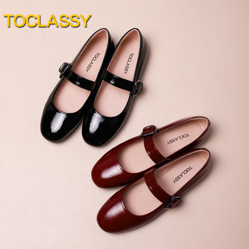 TOCLASSY度卡丝 一字扣带玛丽珍鞋 芭蕾舞平底鞋 大码女鞋41-43码,淘宝优惠券,粉丝福利购,淘宝优惠卷