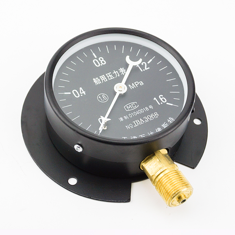 船用压力表YC100径向后边水压气压油压测压打压Y100T真空负压表 - 图1