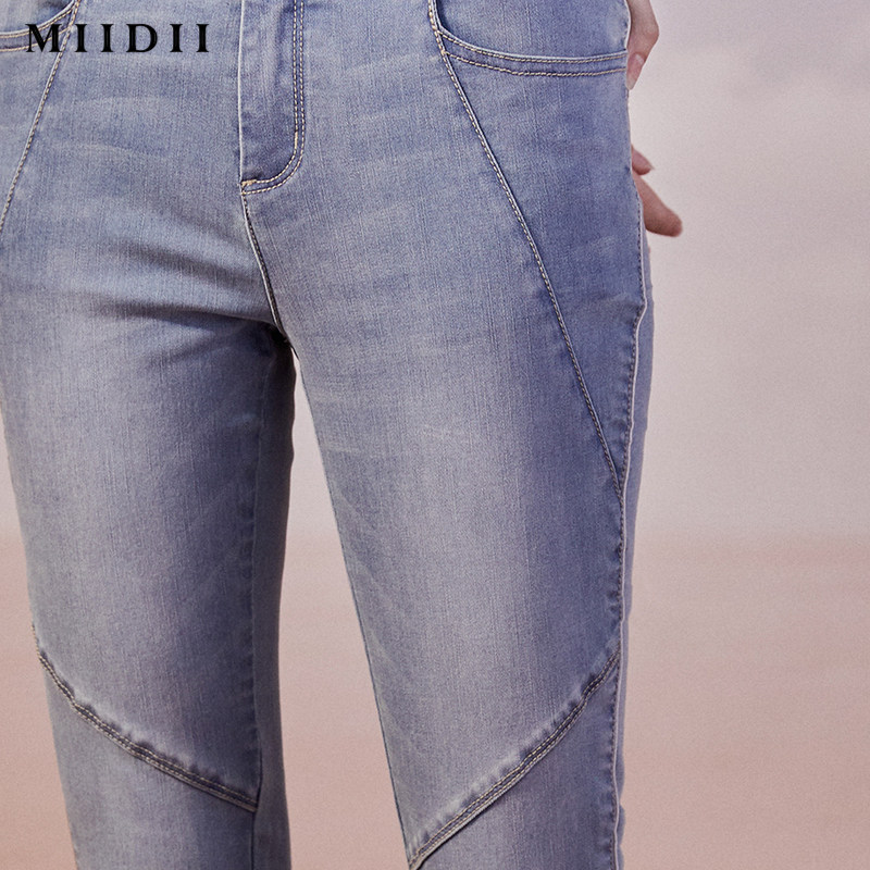 【商场同款】谜底紧身女20秋牛仔裤 谜底牛仔裤