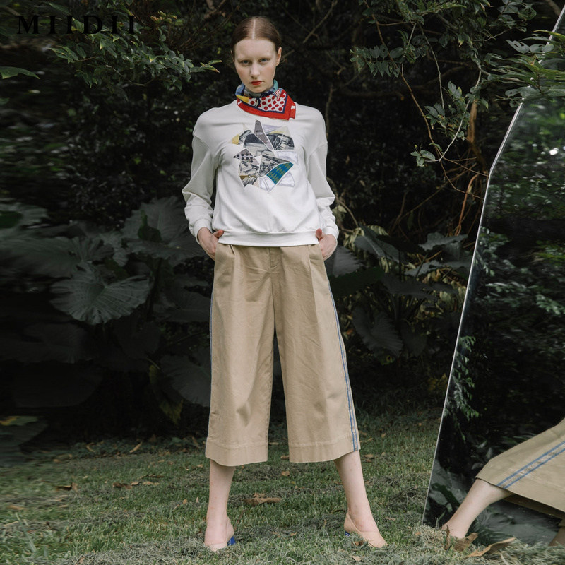 【商场同款】谜底20春新品复古休闲裤 谜底休闲裤