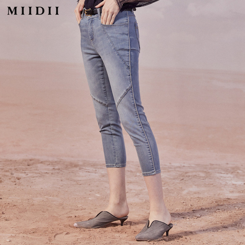 【商场同款】谜底紧身女20秋牛仔裤 谜底牛仔裤