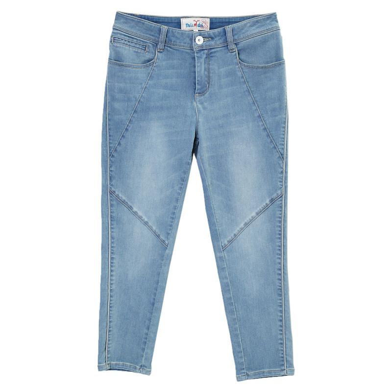 【商场同款】谜底紧身女20秋牛仔裤 谜底牛仔裤