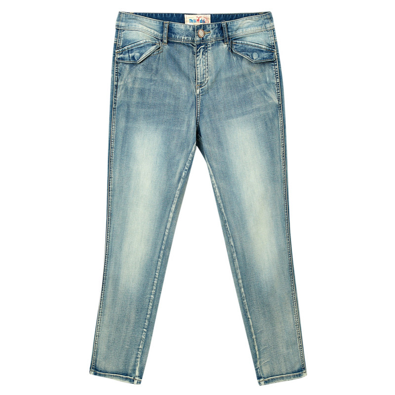 miidii /谜底20夏装新款简约牛仔裤 谜底牛仔裤