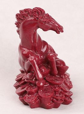 发财马百财摆设办公室马上摆件