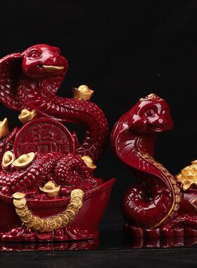 工艺品摆件十二生肖客厅家居朱砂