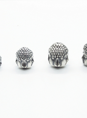 s999纯银做旧复古泰银3d释迦牟尼